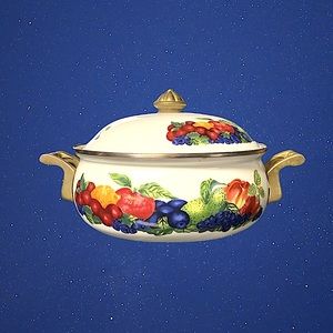 HOST PICk! Vintage LINCOWARE enamel casserole